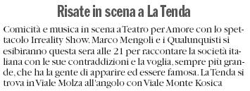 terabaC - irreality show - La Tenda