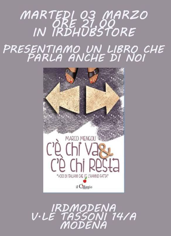 PRESENTAZIONE IRD MODENA